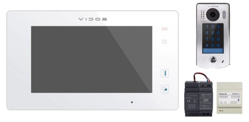 Wideodomofon CYFROWY VIDOS DUO M1021W-2 + S1301D