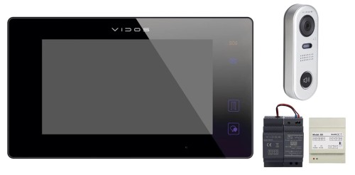 Wideodomofon CYFROWY VIDOS DUO M1021B-2 + S1001