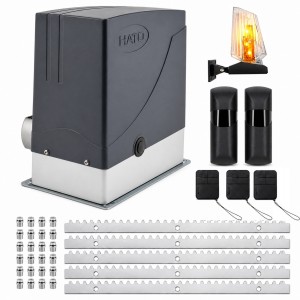 Napęd do bramy przesuwnej HATO DKC400Y 600KG + Listwa 5m , 3x pilot , lampa 