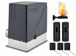 Napęd do bramy przesuwnej HATO DKC400Y 600KG +3x pilot , lampa 