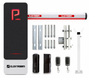 Automatyczny szlaban parkingowy GUARD-4 z ramieniem LED 5m