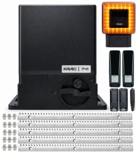 Napęd do bramy przesuwnej FAAC 741 / DELTA 3 / 900kg / FDS / XLED