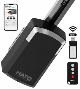 Napęd do bramy garażowej Hato SILENT 300-moc 1000N-1xpilot + Moduł WiFi